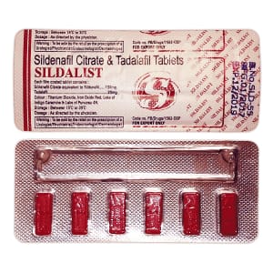 Sildalis 100 mg Sildenafil - 20 mg Tadalafil